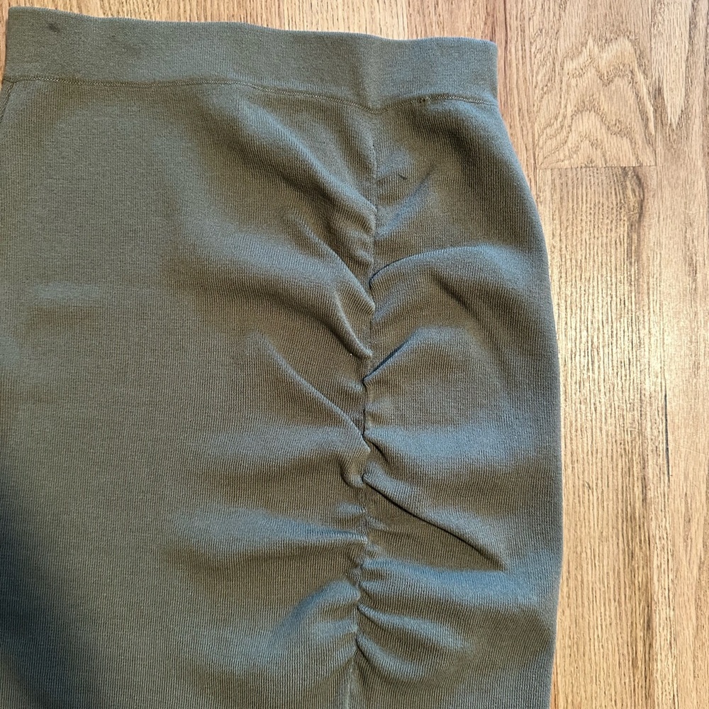 Mango Olive Maxi Skirt - Picture 2 of 5
